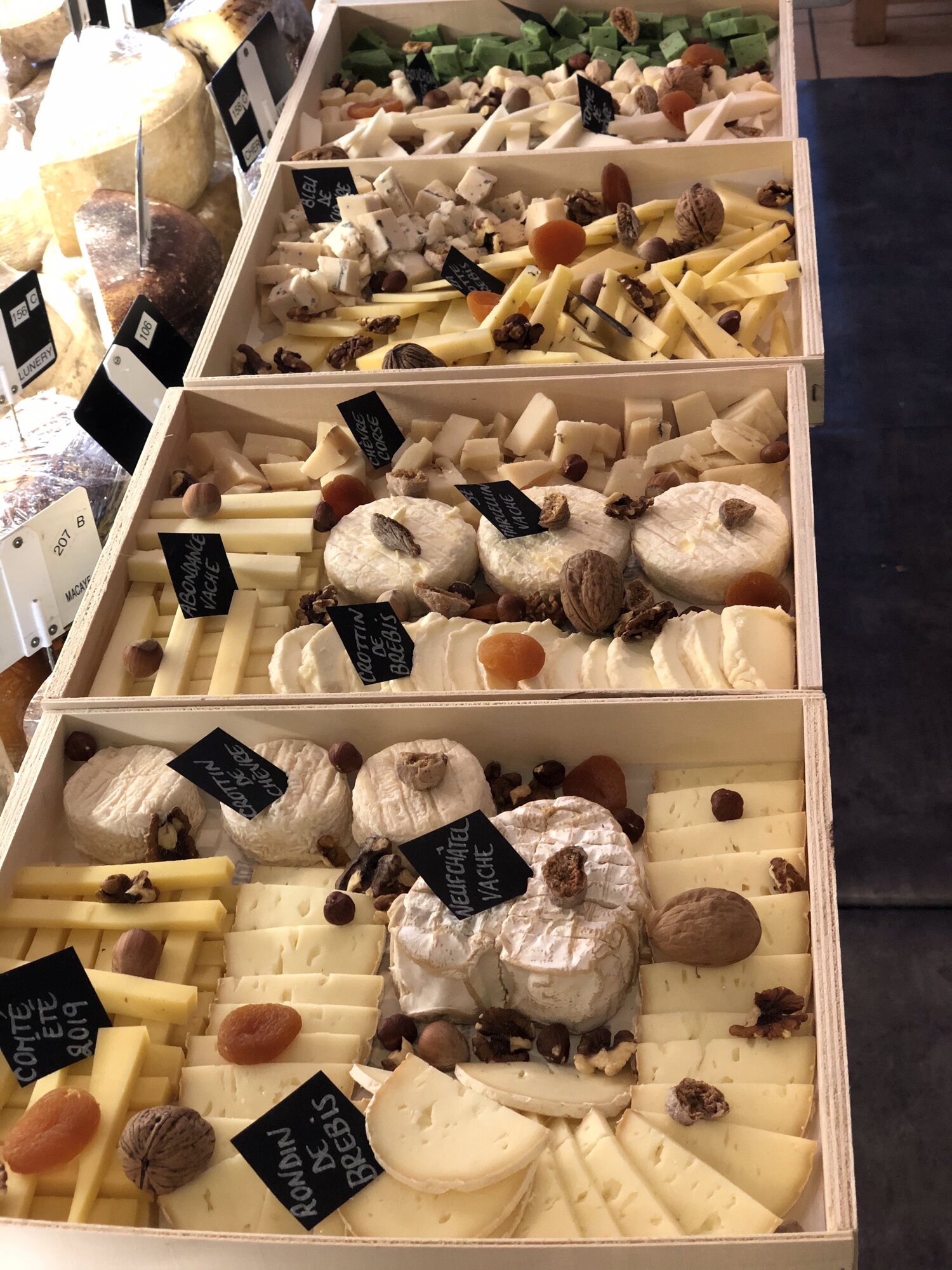 Plateau découverte de fromages